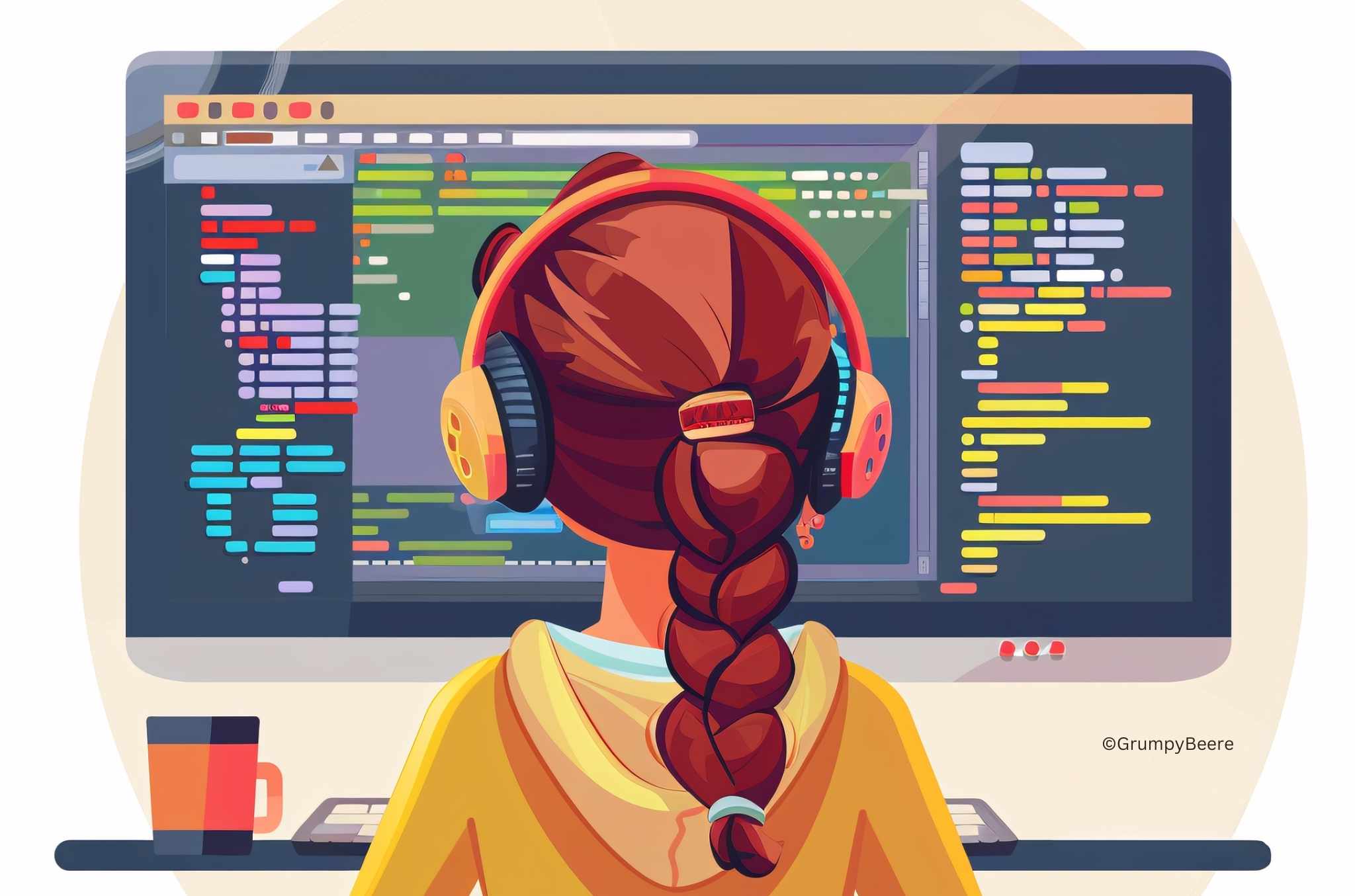 trockene Augen durch Bildschirm Arbeit